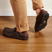 Olukai Men's Moloā Leather Slip-On Shoe - Hiline Sport -