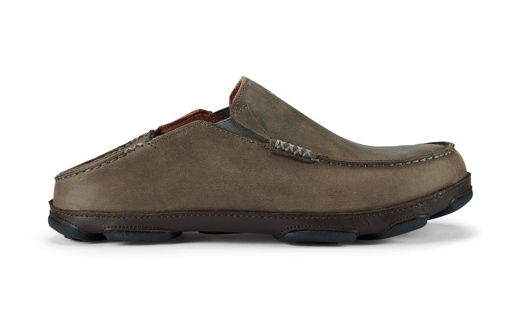 Olukai Moloā Men's Leather Slip-On Shoes - Hiline Sport -