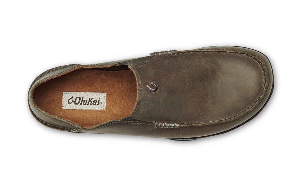 Olukai Moloā Men's Leather Slip-On Shoes - Hiline Sport -