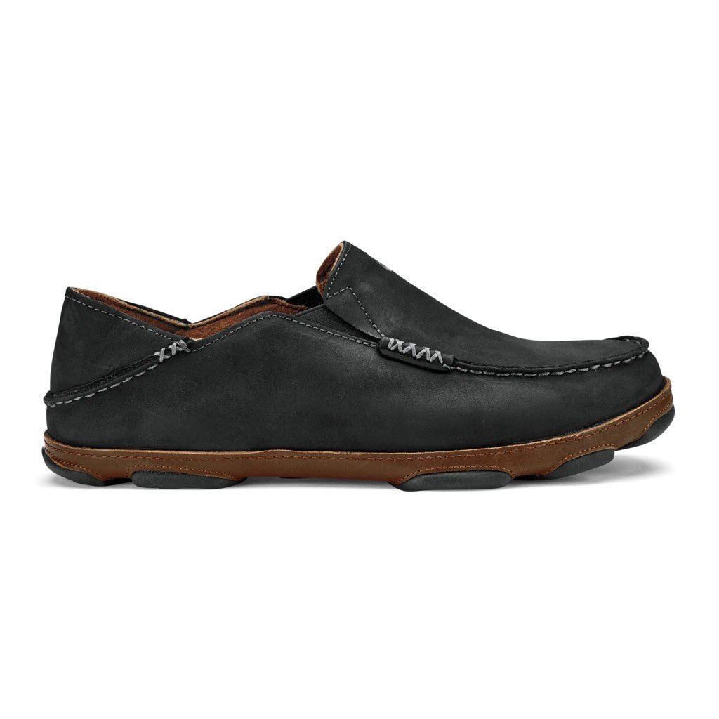 Olukai Moloā Men's Leather Slip-On Shoes - Hiline Sport -