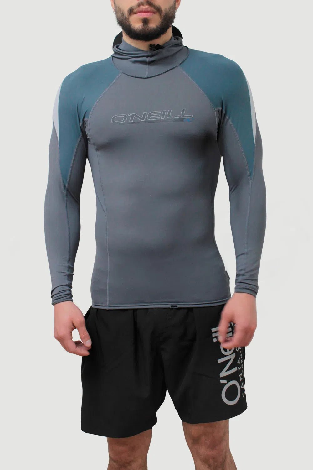 O'Neill Men's Premium Skins O'Zone L/S Rash Guard W/Hood - Hiline Sport -