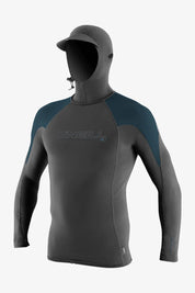 O'Neill Men's Premium Skins O'Zone L/S Rash Guard W/Hood - Hiline Sport -