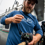 Huk Performance Vented Long Sleeve Sargasso Sea