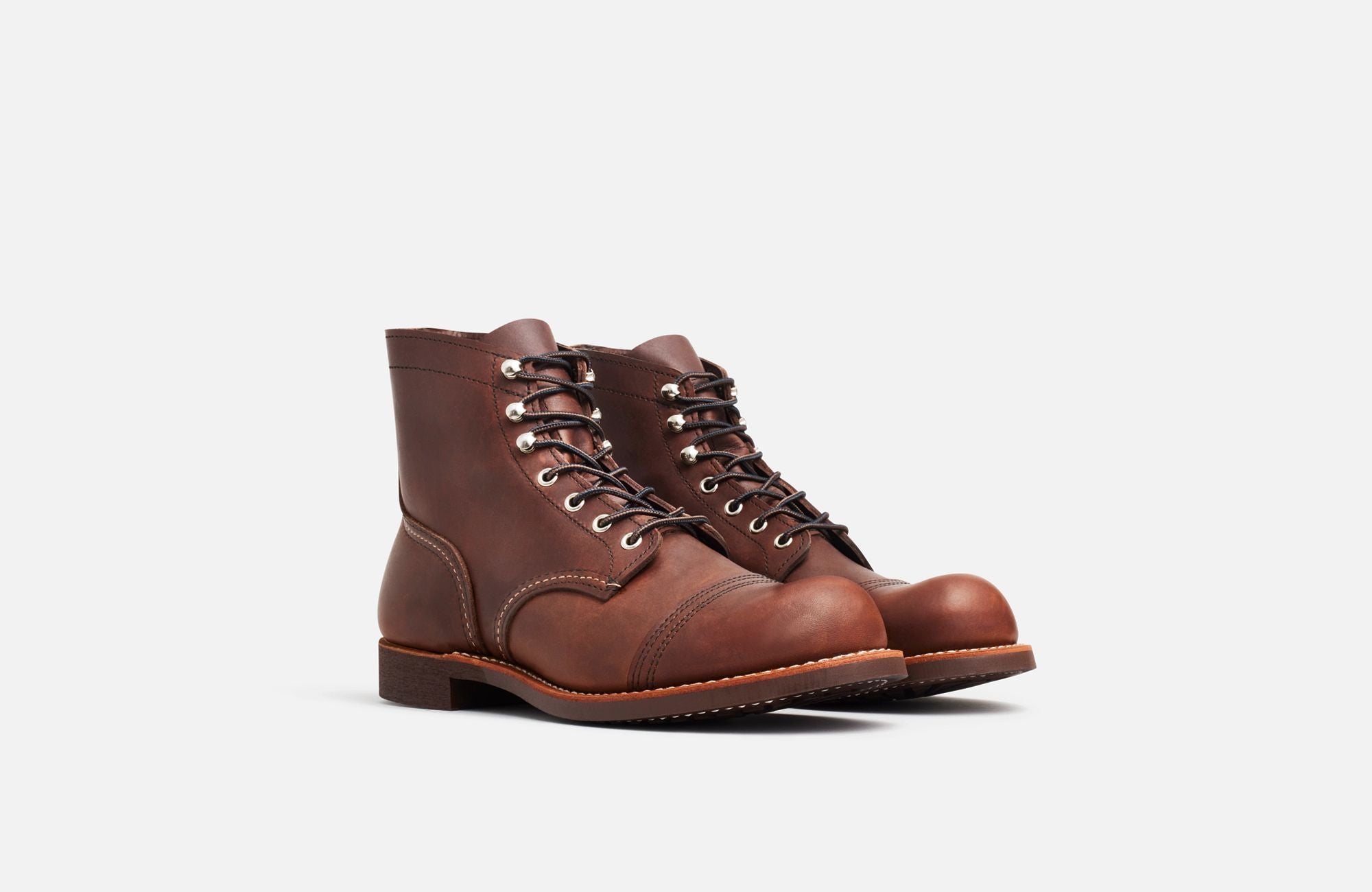 Red Wing Men's Iron Ranger 6 inch Leather Toe Cap Boot