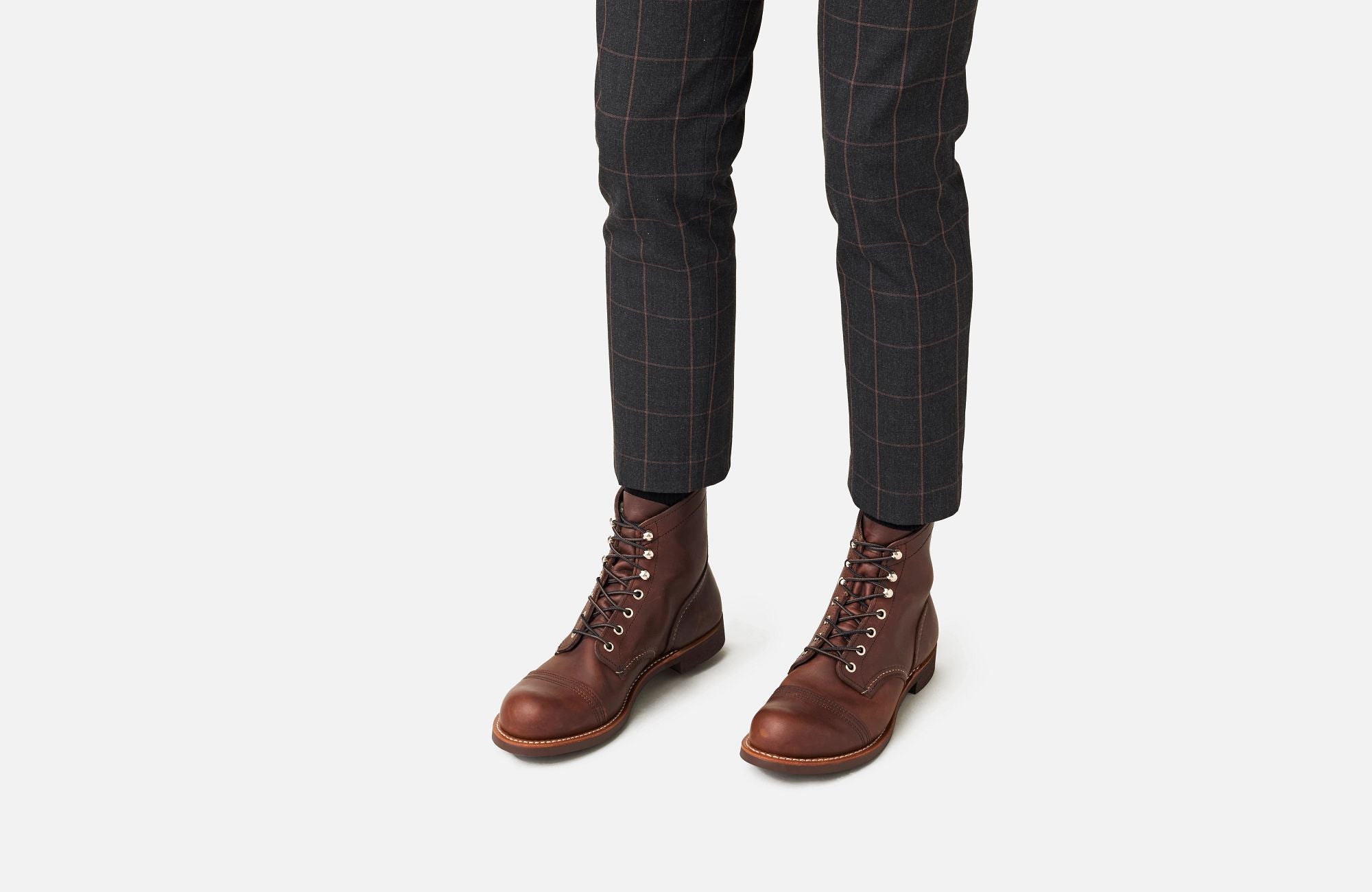 Red wing fashion boots with dress pants