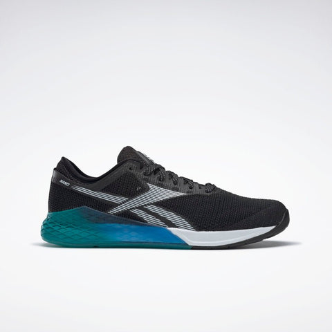 Reebok Nano 9 Men s Running Shoes Black Seaport Teal Humble Blue 8 D
