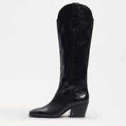 Sam Edelman Women's Britten Western Square Toe Boot - Hiline Sport -