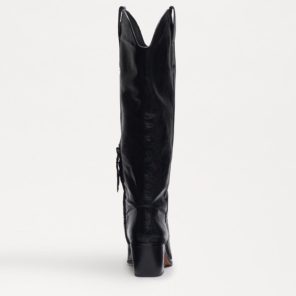 Sam Edelman Women's Britten Western Square Toe Boot - Hiline Sport -