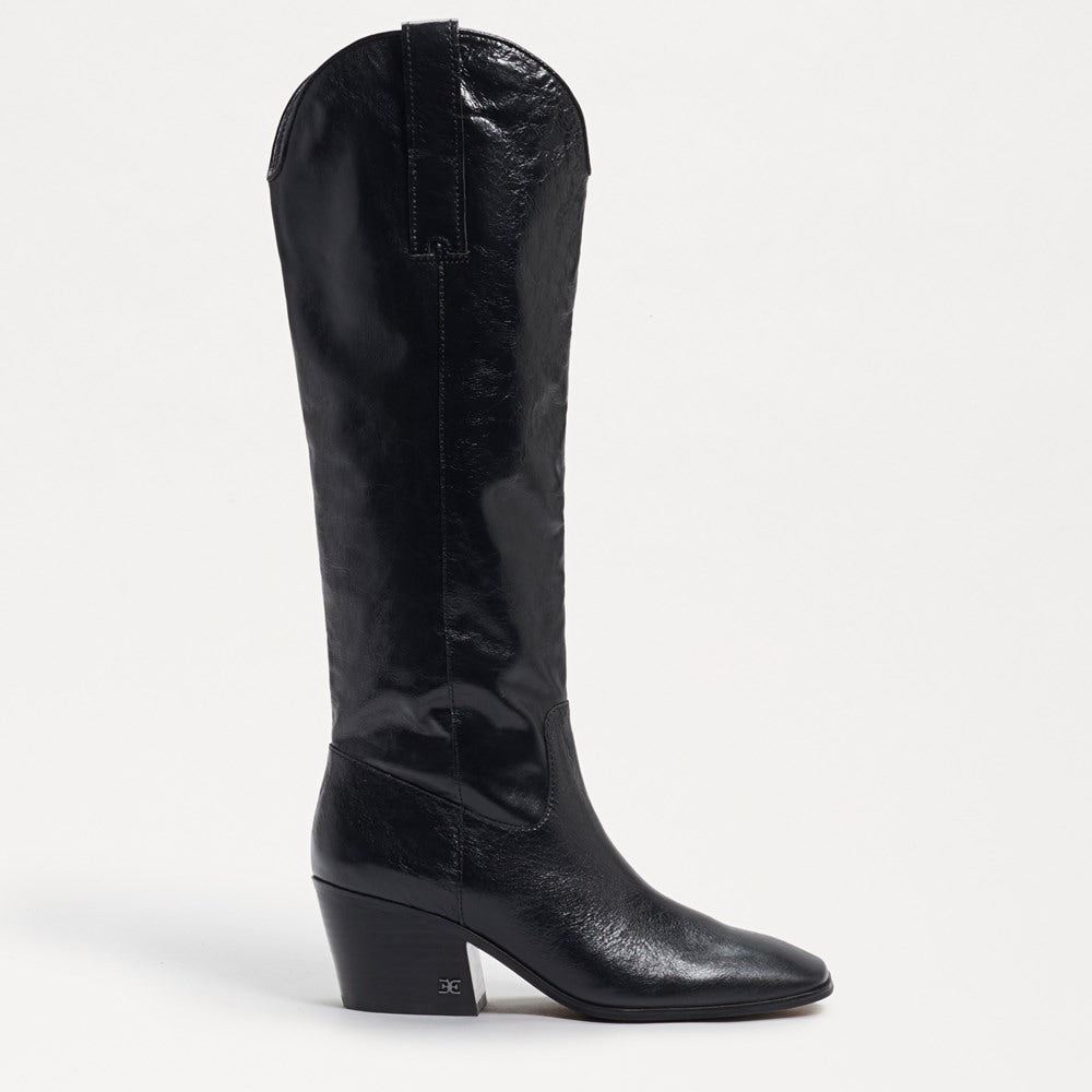 Sam Edelman Women's Britten Western Square Toe Boot - Hiline Sport -