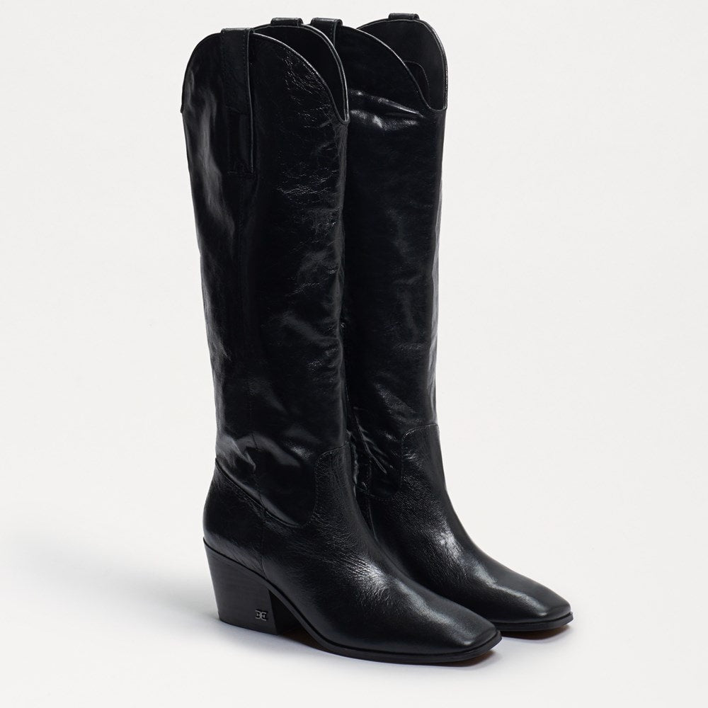 Sam Edelman Women's Britten Western Square Toe Boot - Hiline Sport -