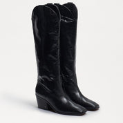 Sam Edelman Women's Britten Western Square Toe Boot - Hiline Sport -