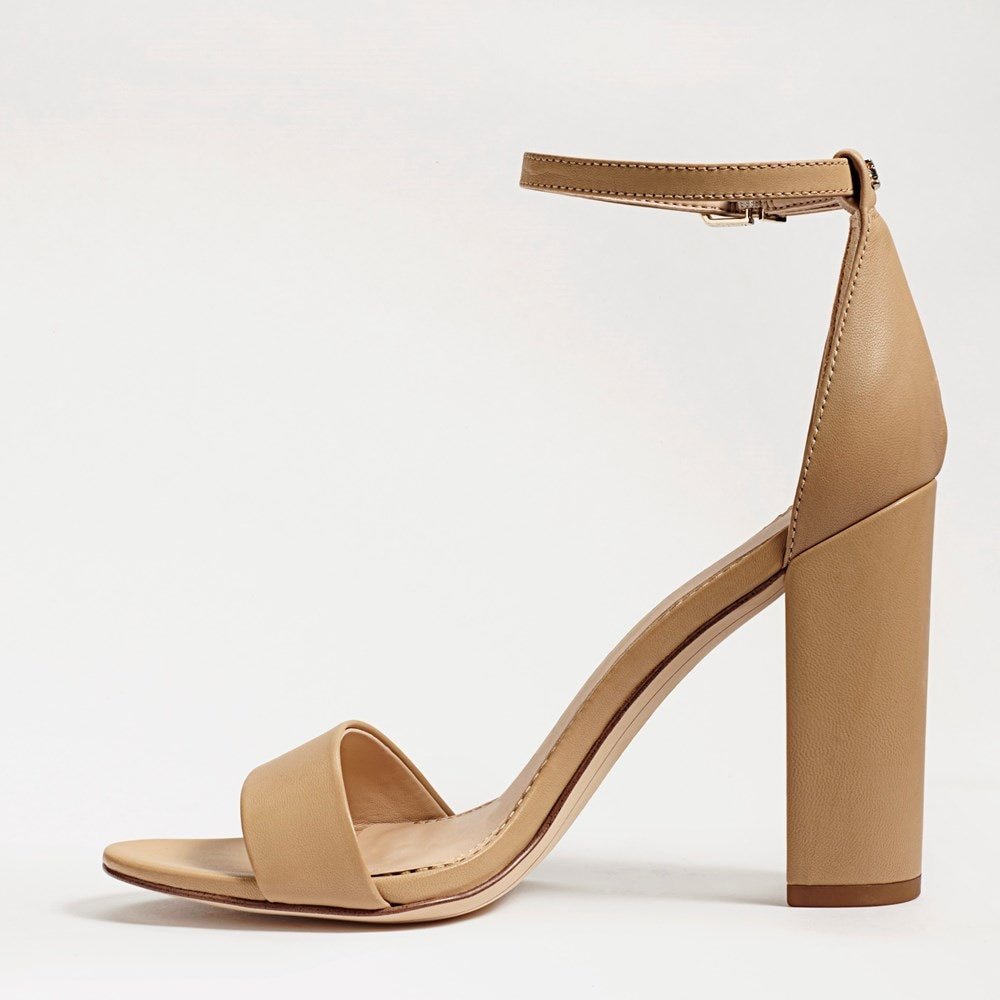 Sam Edelman Women's Yaro Block Heel Nappa Leather Sandal - Hiline Sport -