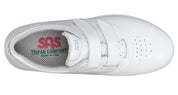 SAS Women's Me Too White Leather Walking Shoe - Hiline Sport -