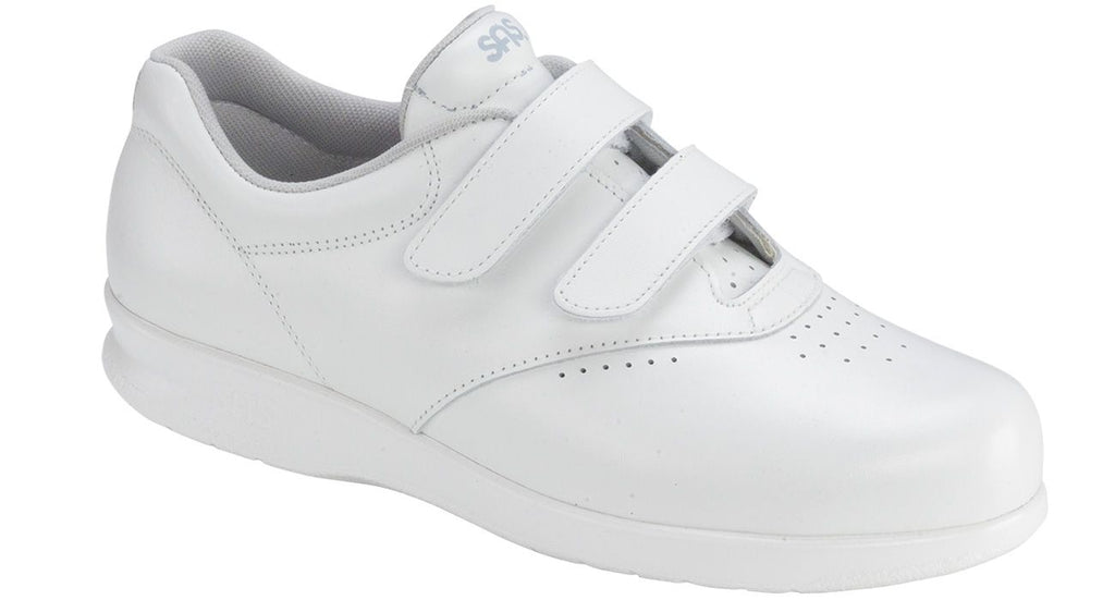 SAS Women's Me Too White Leather Walking Shoe - Hiline Sport -