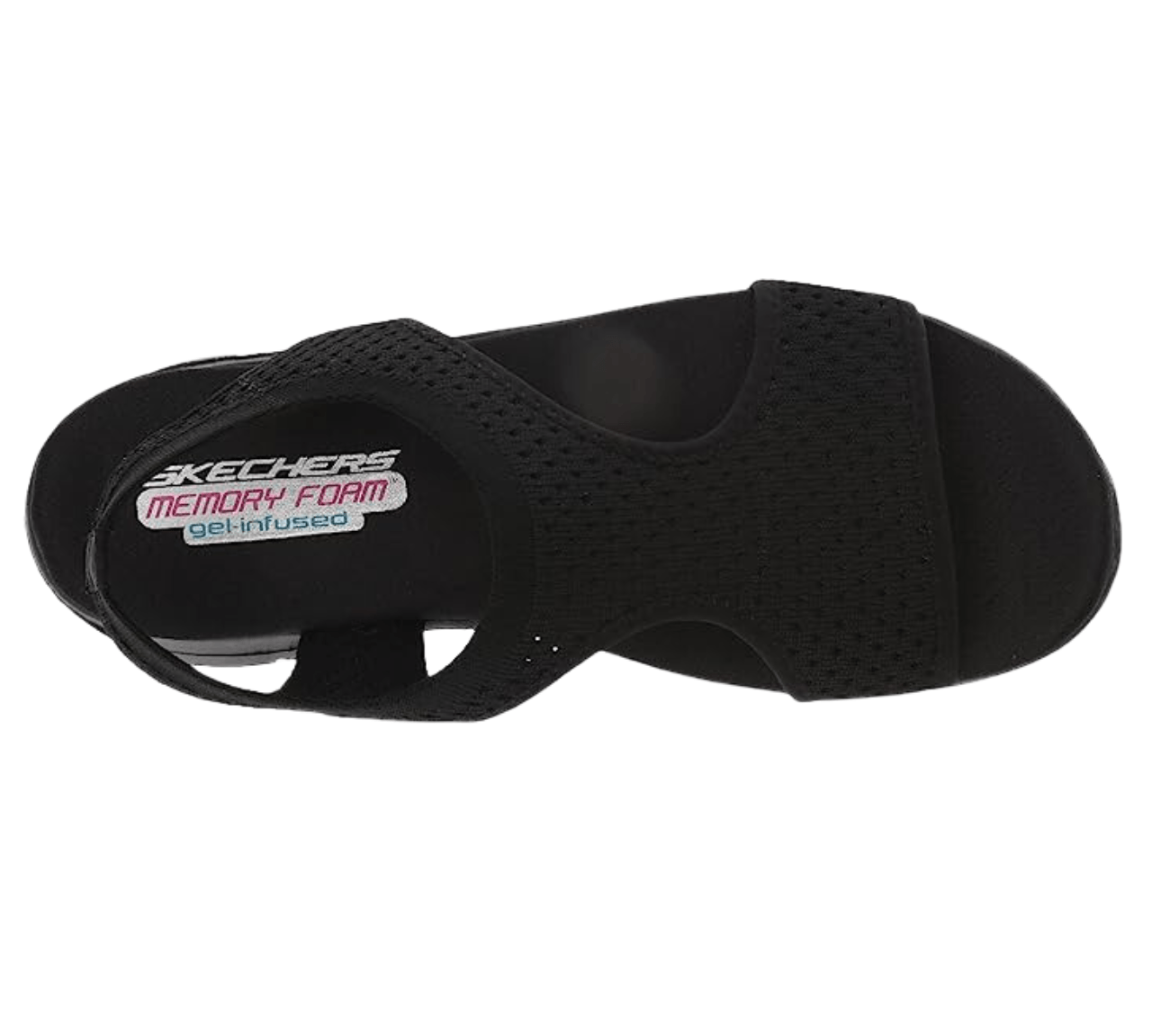 Skechers Women s Flex Appeal 2.0 Deja Vu Sandal Black 6