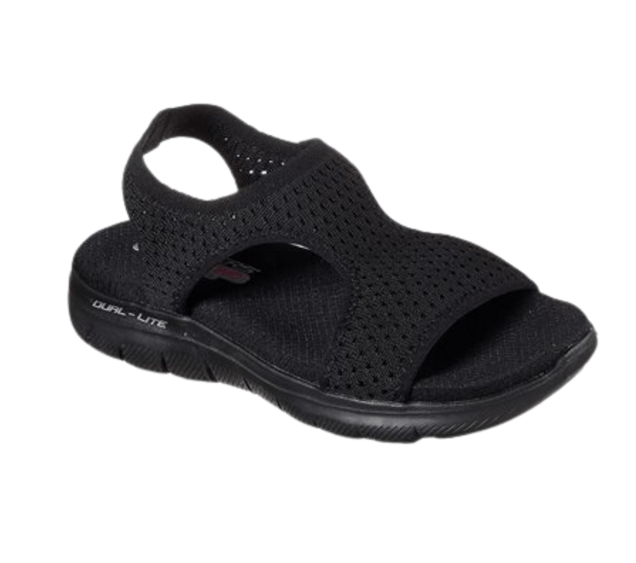 Skechers Women s Flex Appeal 2.0 Deja Vu Sandal Black 6