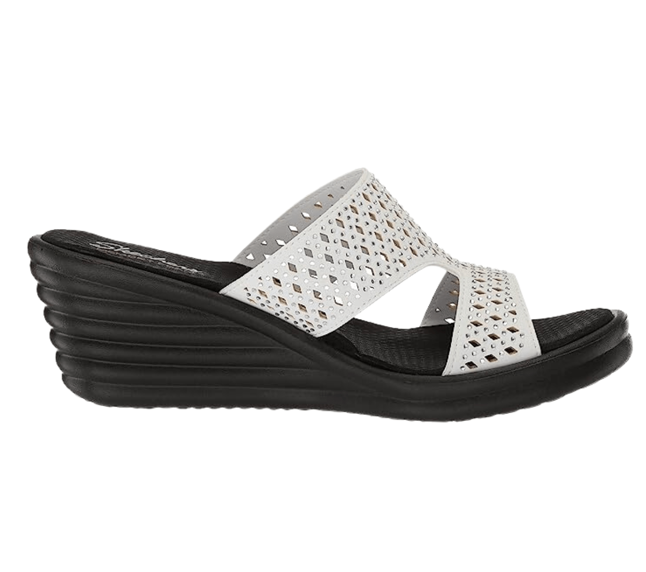Skechers Women's Rumbler Wave-Ibiza Summer Slide Sandal - Hiline Sport -