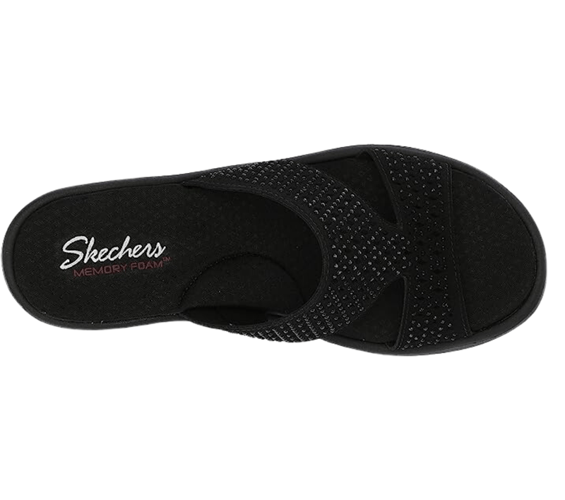 Skechers Women's Rumbler Wave-Ibiza Summer Slide Sandal - Hiline Sport -