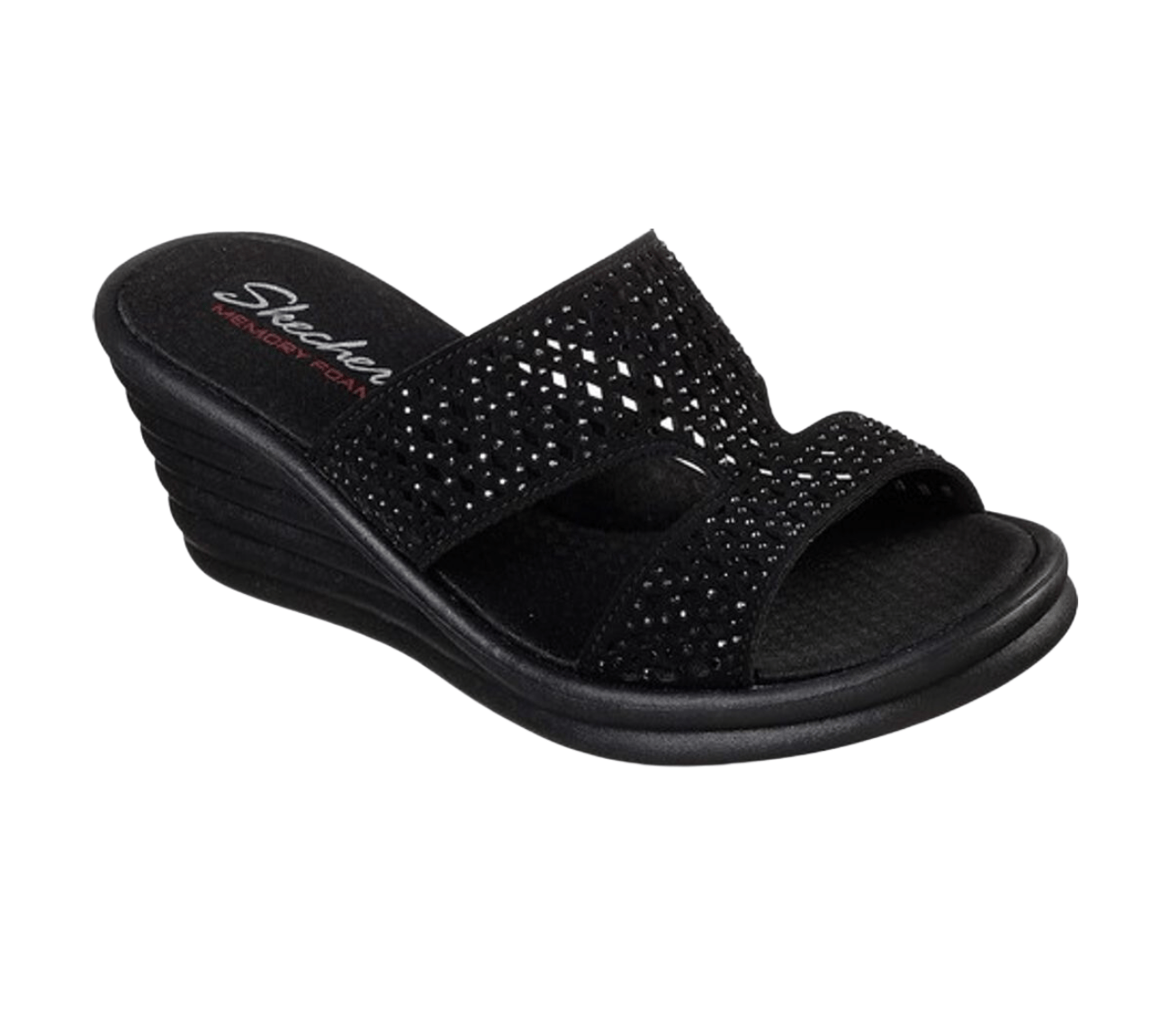 Skechers Women's Rumbler Wave-Ibiza Summer Slide Sandal - Hiline Sport -