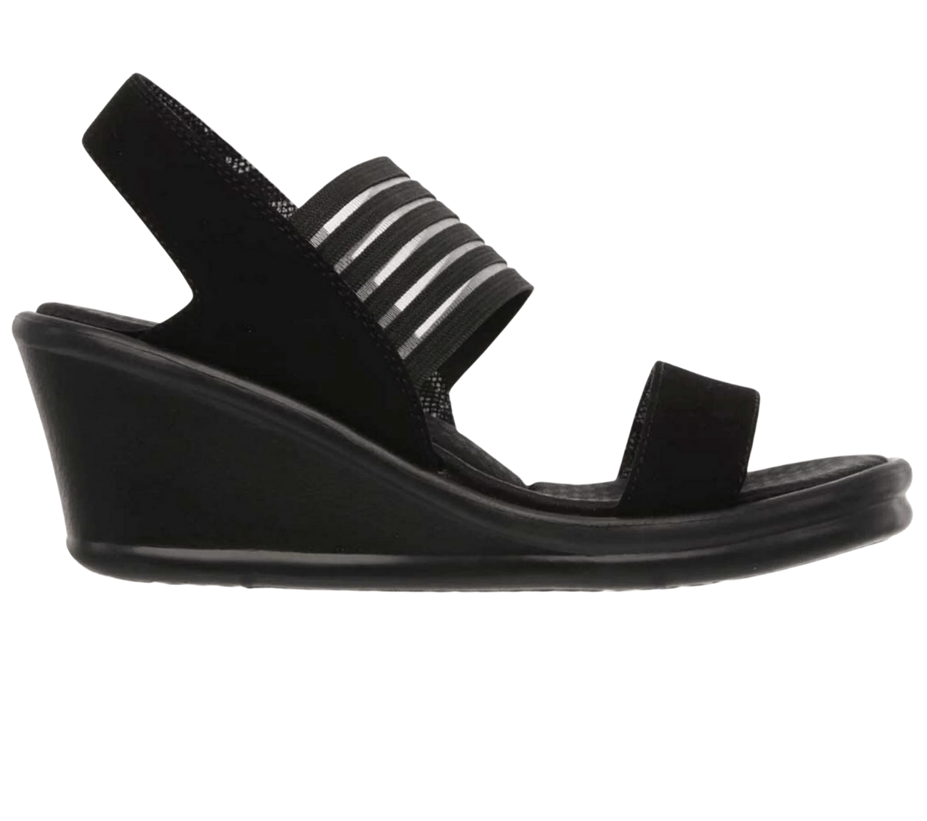 Skechers Women's Rumblers Sci Fi Wedge Slingback Sandal - Hiline Sport -