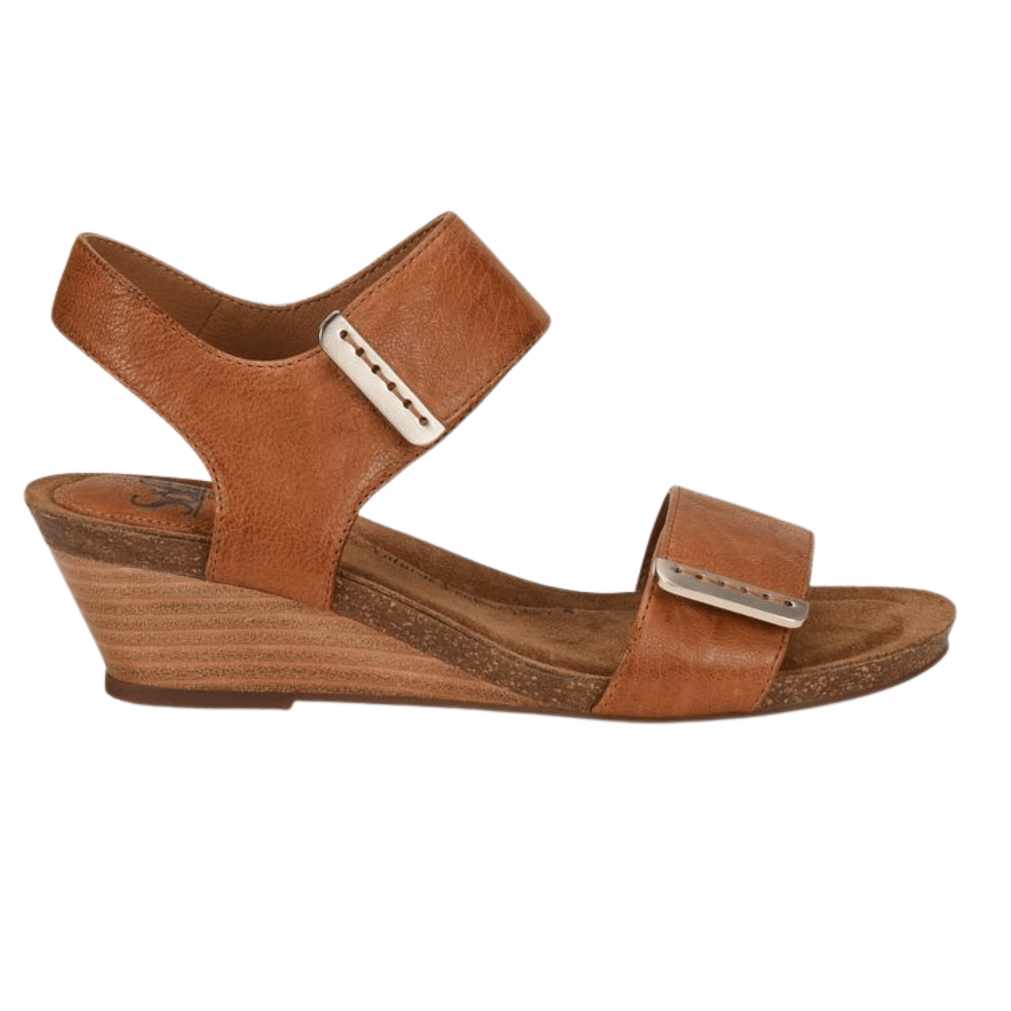 Sofft Women's Verdi Leather Wedge Sandals - Hiline Sport -