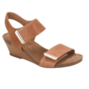 Sofft Women's Verdi Leather Wedge Sandals - Hiline Sport -