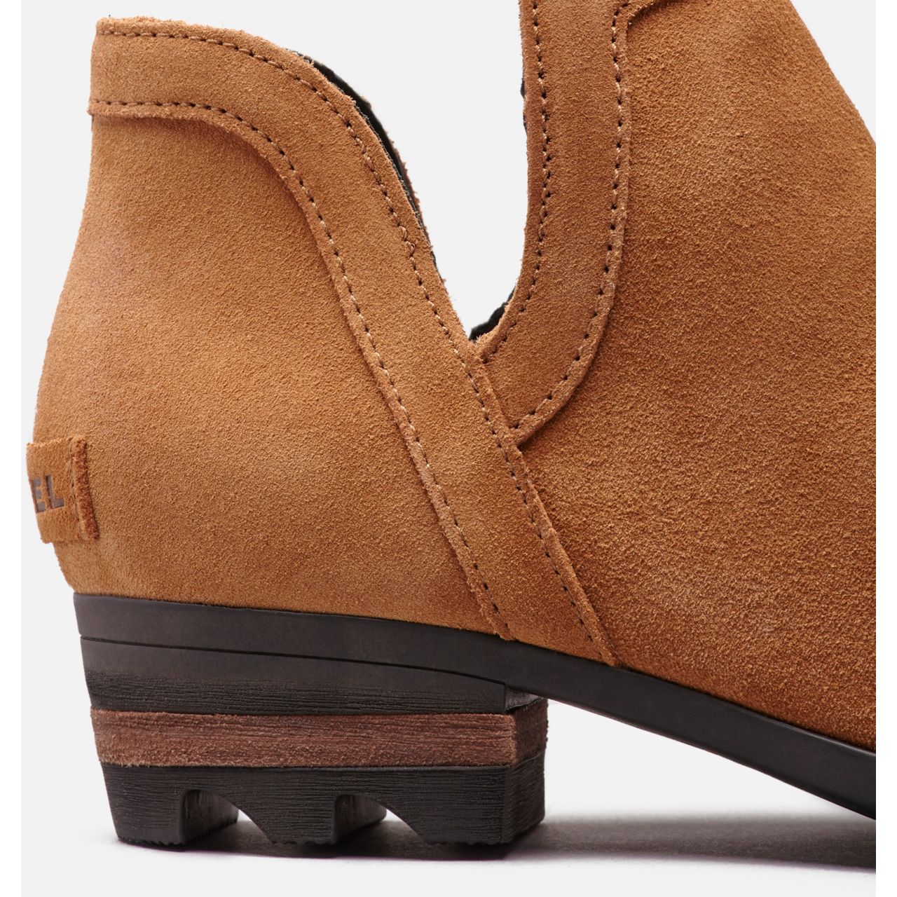 Brand New Sorel Brown online Cutout Suede Bootie