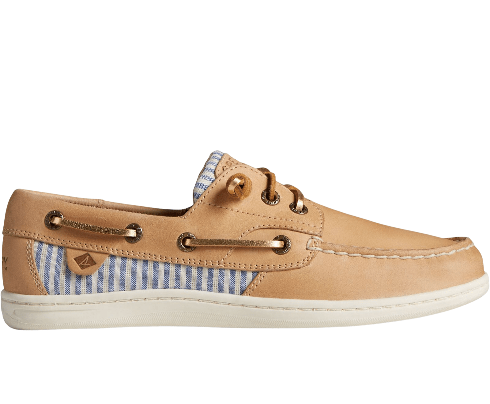 Sperry Women's Songfish Metallic Stripe Boat Shoe - Hiline Sport -