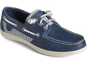 Sperry Women's Songfish Metallic Stripe Boat Shoe - Hiline Sport -