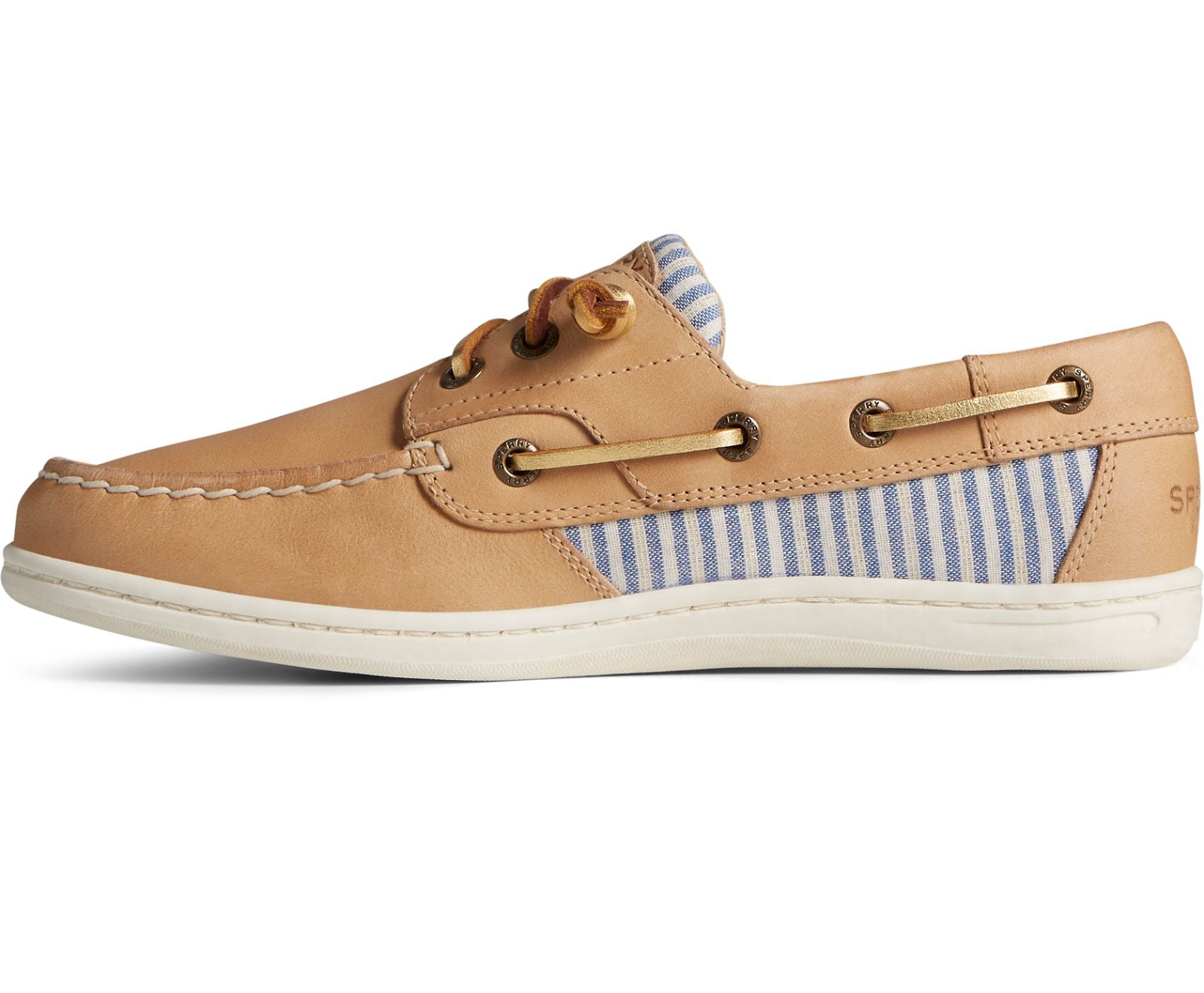 Sperry Women's Songfish Metallic Stripe Boat Shoe - Hiline Sport -