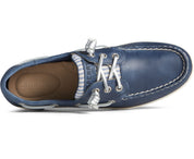 Sperry Women's Songfish Metallic Stripe Boat Shoe - Hiline Sport -