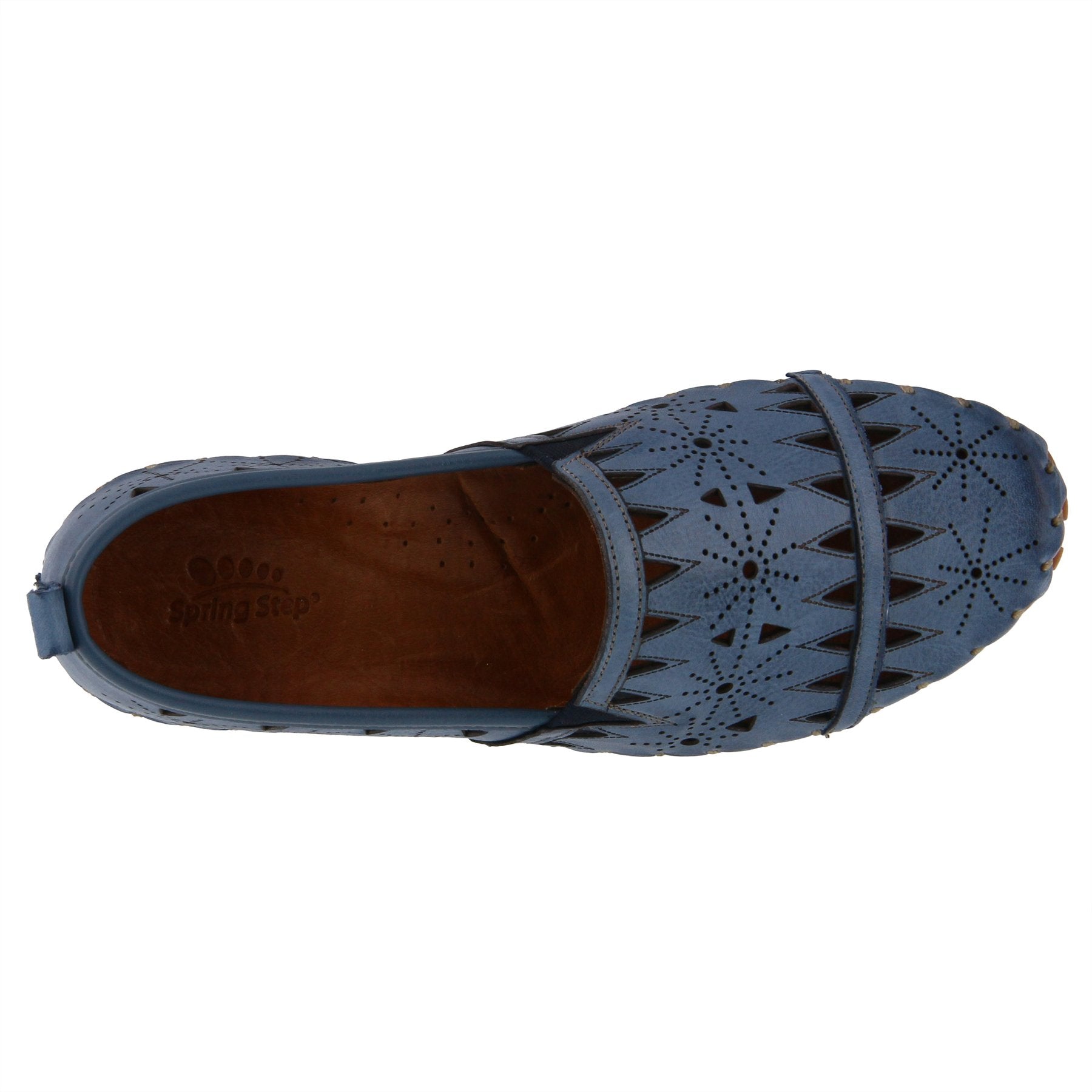 Spring Step Women's Fusaro Leather Slip-On Loafer Shoe - Hiline Sport -