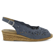 Spring Step Women's Orella Leather Wedge Sandal - Hiline Sport -