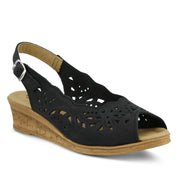Spring Step Women's Orella Leather Wedge Sandal - Hiline Sport -