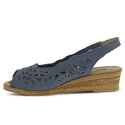 Spring Step Women's Orella Leather Wedge Sandal - Hiline Sport -