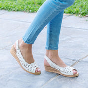 Spring Step Women's Orella Leather Wedge Sandal - Hiline Sport -