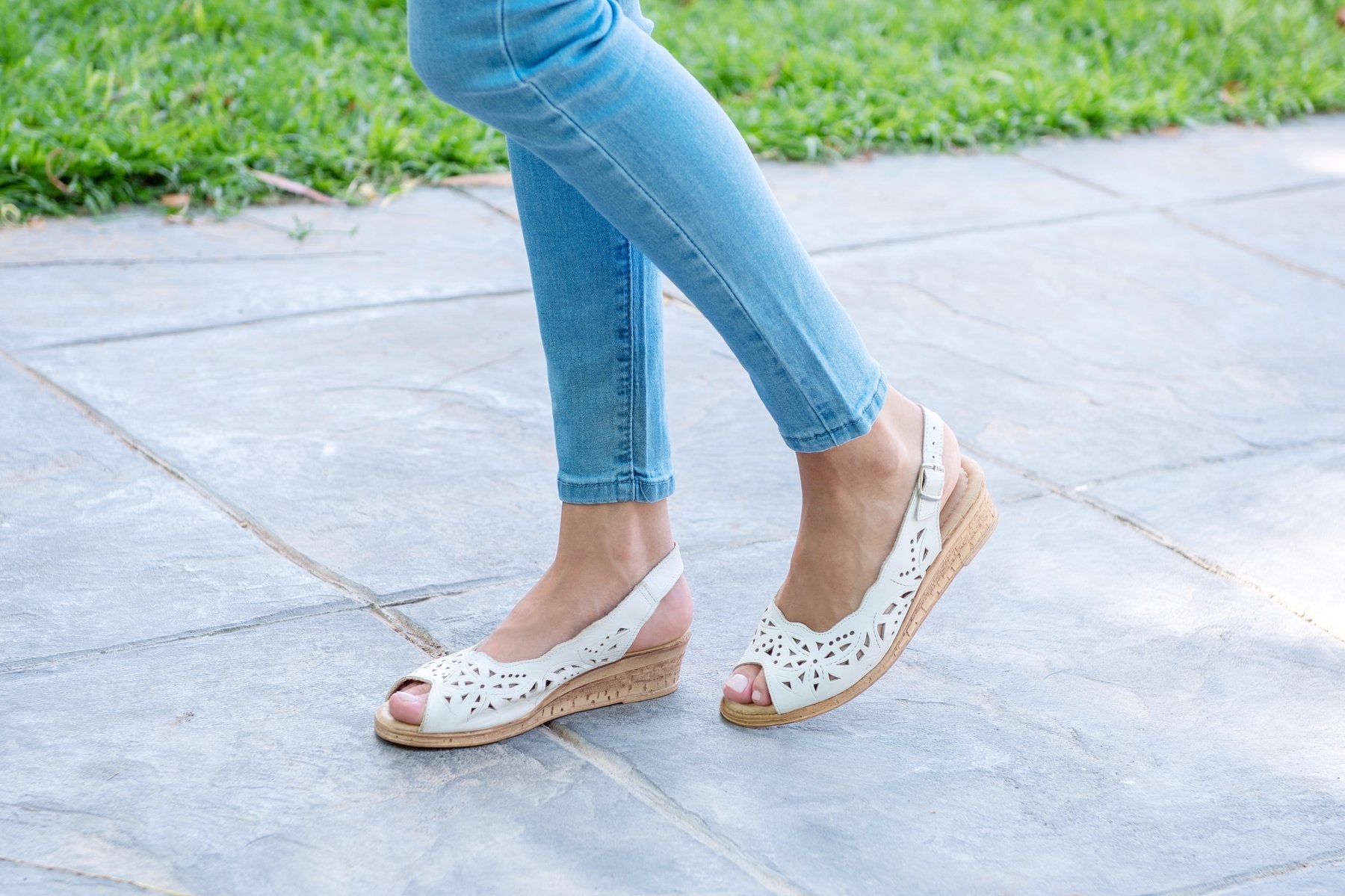 Spring Step Women's Orella Leather Wedge Sandal - Hiline Sport -