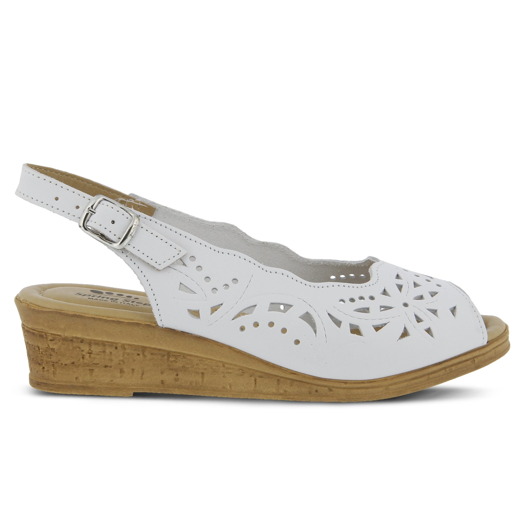 Spring Step Women's Orella Leather Wedge Sandal - Hiline Sport -