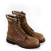 Thorogood Men's 1957 Series - Waterproof Safety Toe - 8" Crazyhorse Moc Toe - Maxwear90™ Boot - Hiline Sport -
