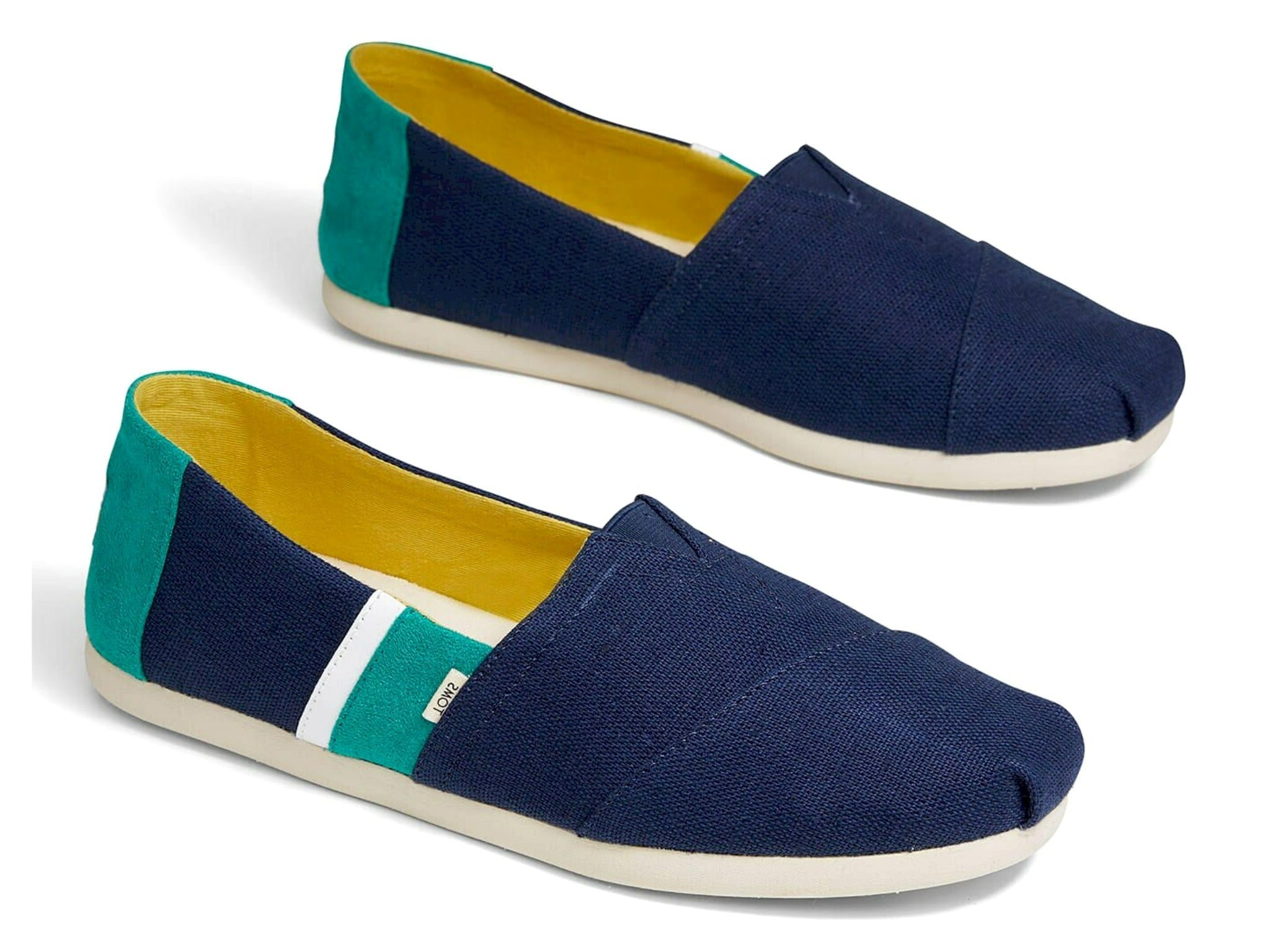 Toms Men's Classic Alpargata Color Block Slip On Shoe - Hiline Sport -