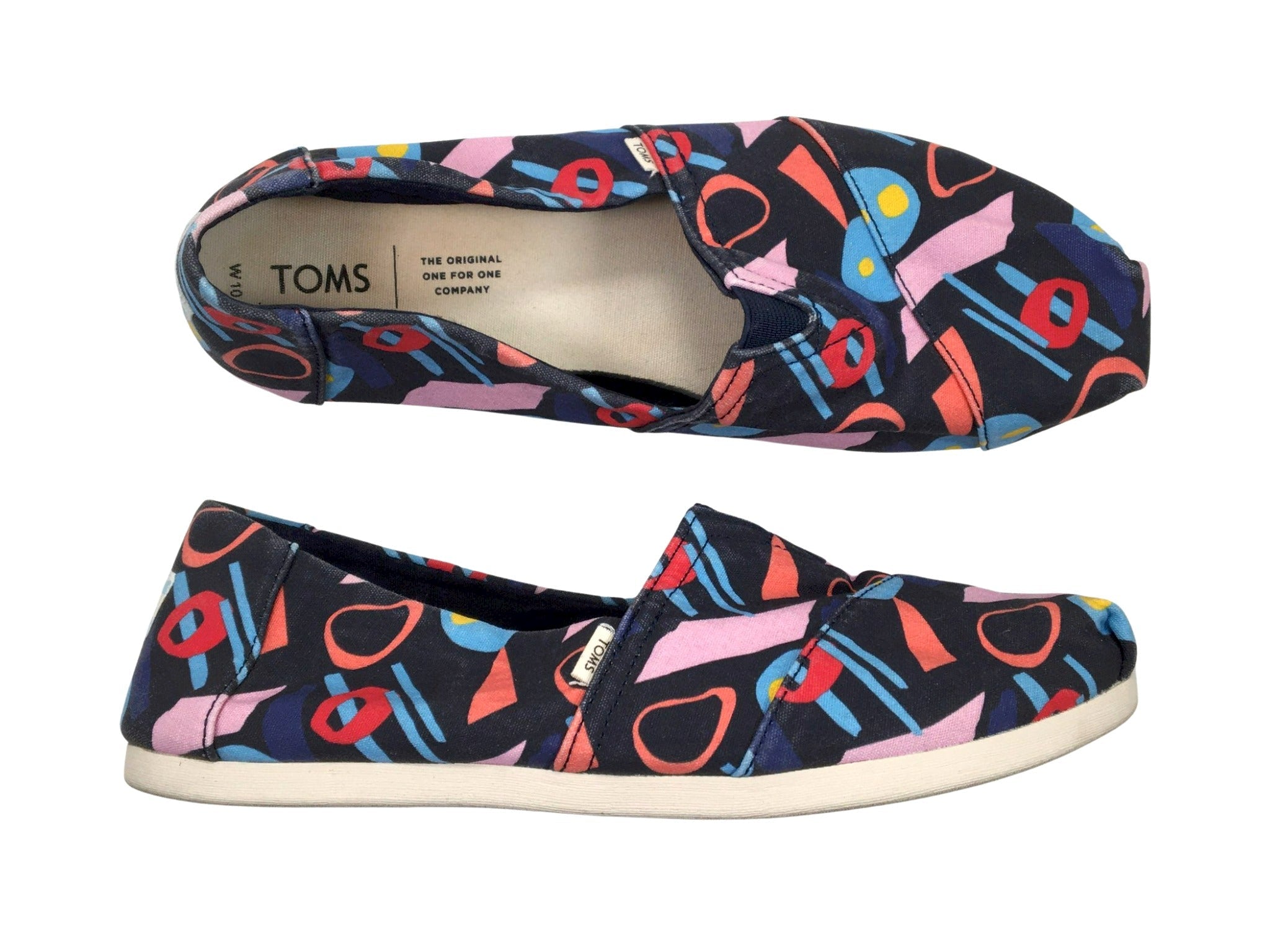 Toms Women's Alpargata Abstract Geometric Shoe - Hiline Sport -