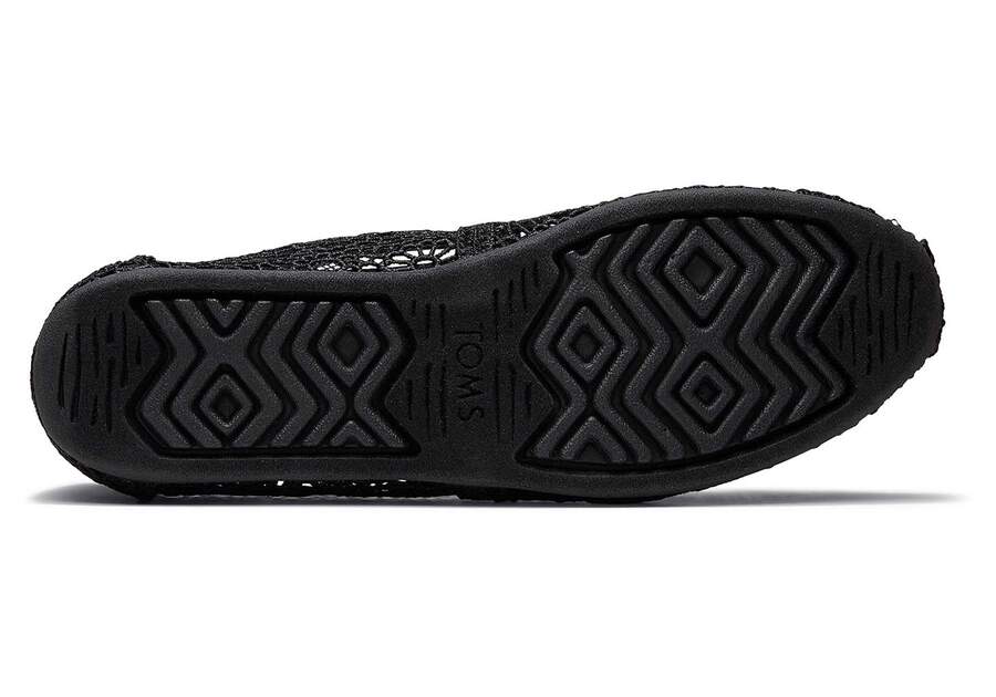 Toms Women's Alpargata Moroccan Crochet Slip On Shoe - Hiline Sport -