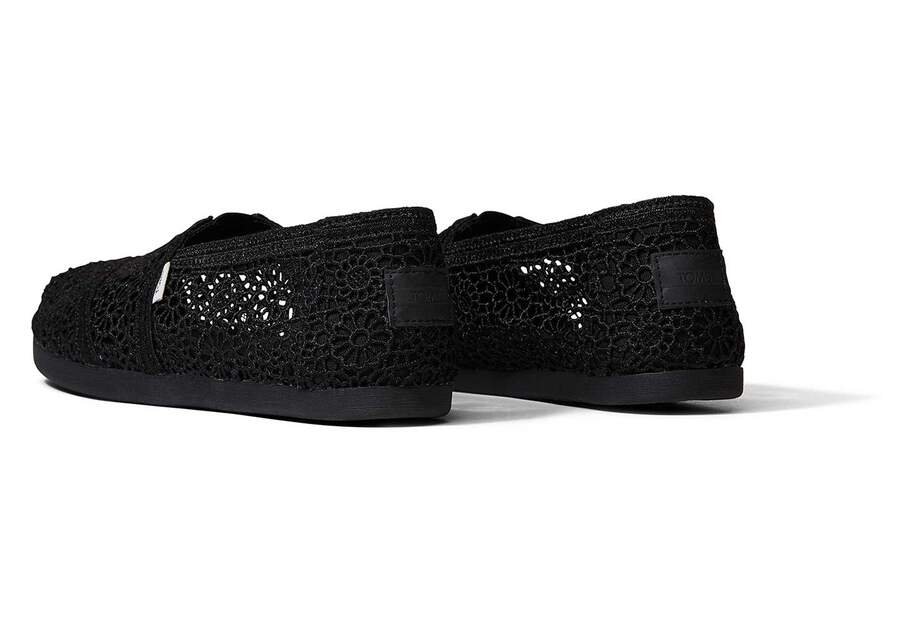 Toms Women's Alpargata Moroccan Crochet Slip On Shoe - Hiline Sport -