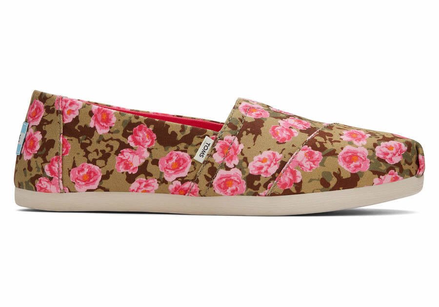 Toms Women's Alpargata Prints Slip On Shoe - Hiline Sport -