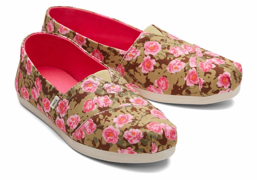 Toms Women's Alpargata Prints Slip On Shoe - Hiline Sport -