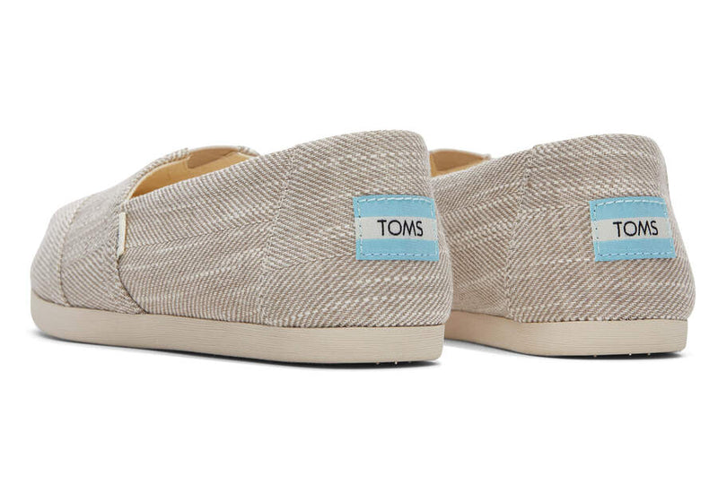 Toms Women's Alpargata Textured Woven Slip On Shoe - Hiline Sport -