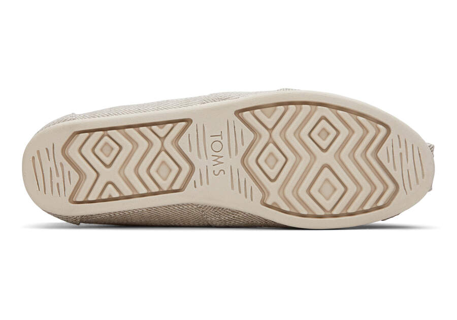 Toms Women's Alpargata Textured Woven Slip On Shoe - Hiline Sport -