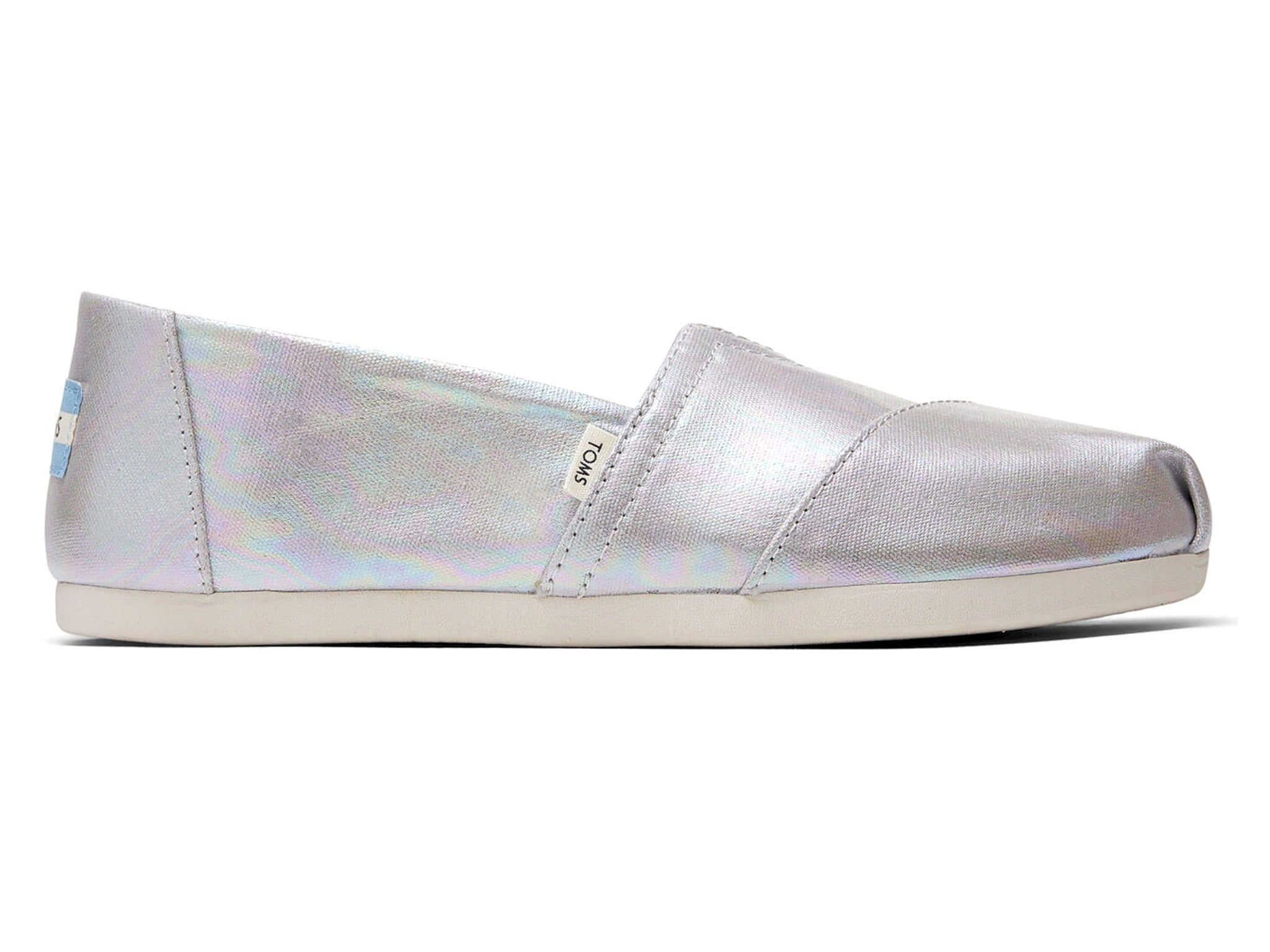 Toms Women's Classic Black Pearlized Metallic Canvas - Hiline Sport -
