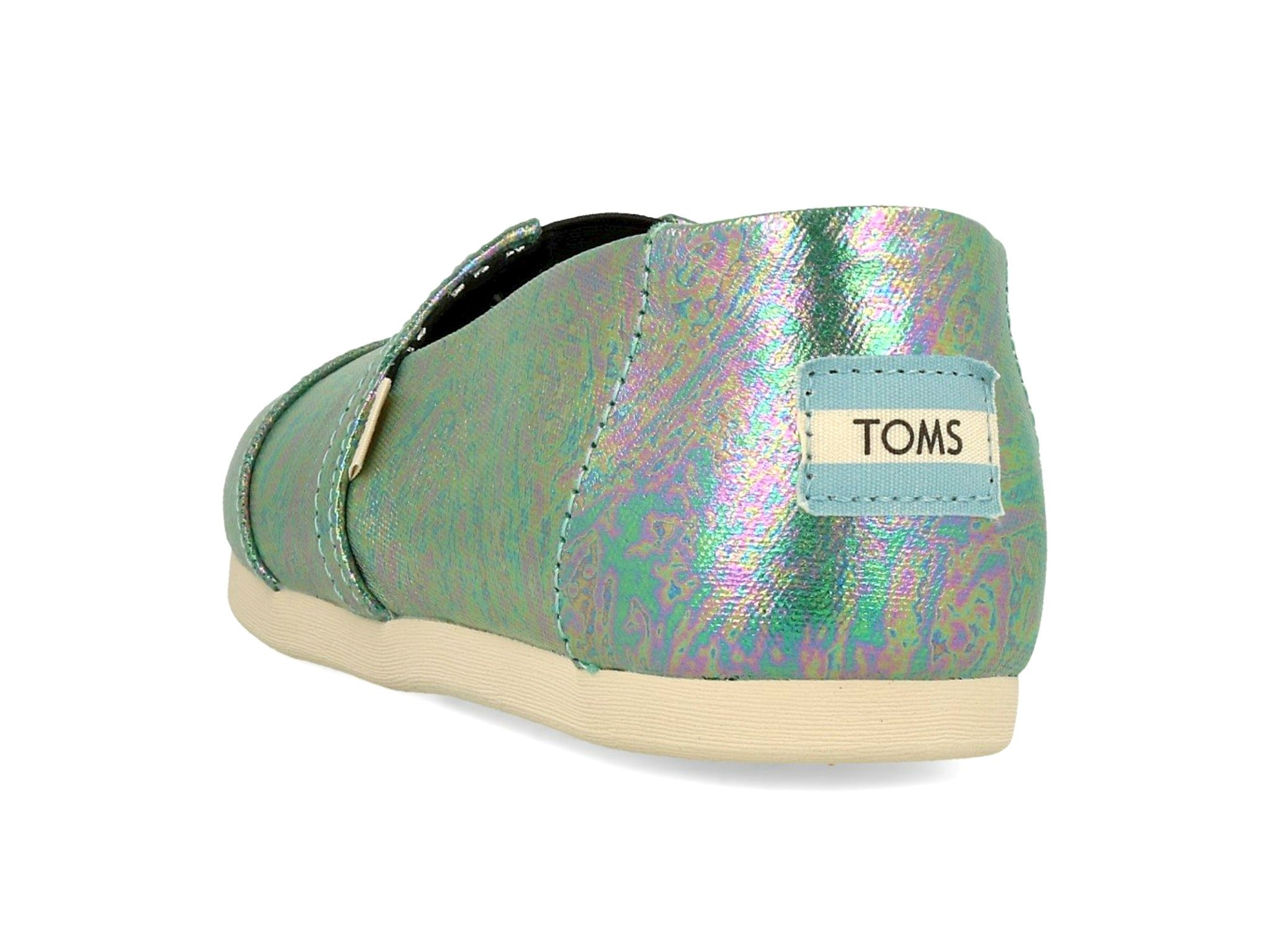 Toms Women's Classic Black Pearlized Metallic Canvas - Hiline Sport -