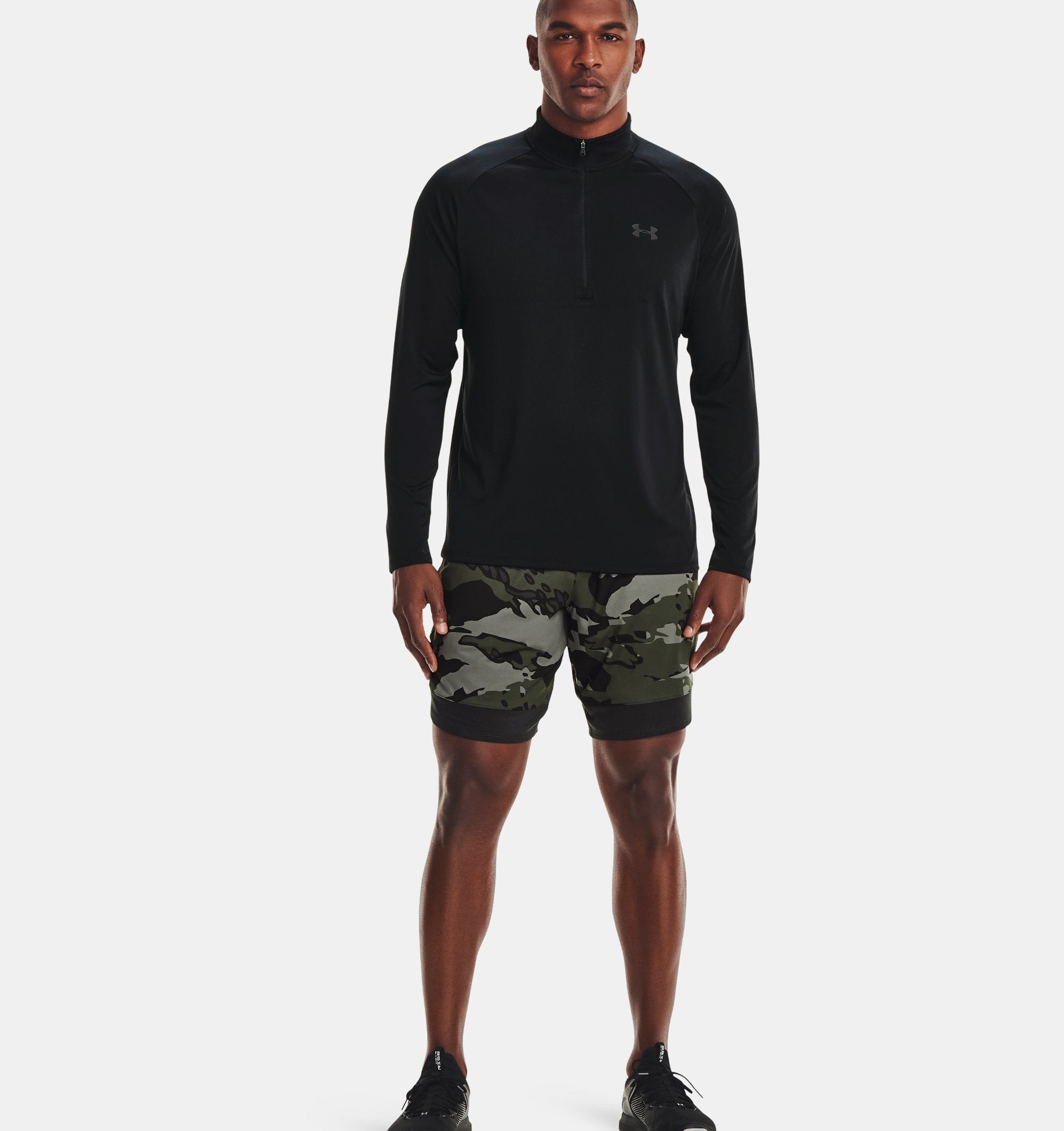 Under Armour Men's UA Tech ½ Zip Long Sleeve Top Half Zip Shirt - Hiline Sport -